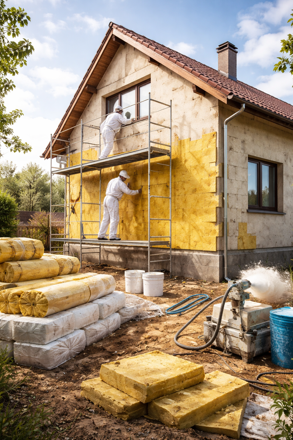 Профессиональное утепление домов в Гудермесе — тепло, надежность, экономия